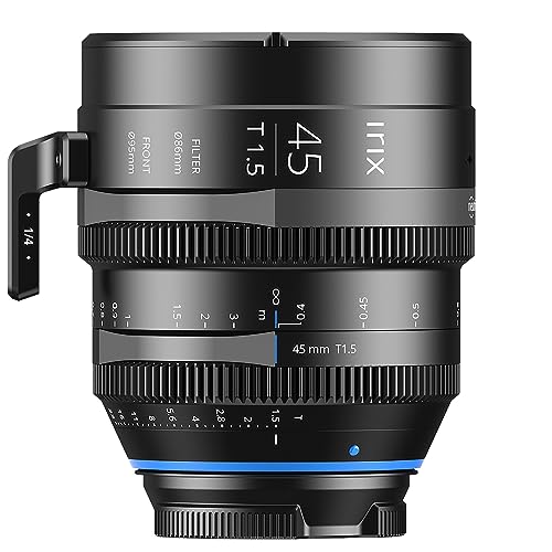 Irix Cine 45mm T1.5 Cinema Lens for PL Mount Cameras | Military Certified for Humidity and Freezing Rain/Icing | Compatible with Magnetic Filters | Distance Scale in Feet - Image 1