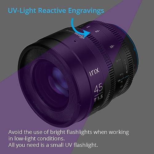 Irix Cine 45mm T1.5 Cinema Lens for PL Mount Cameras | Military Certified for Humidity and Freezing Rain/Icing | Compatible with Magnetic Filters | Distance Scale in Feet - Image 4