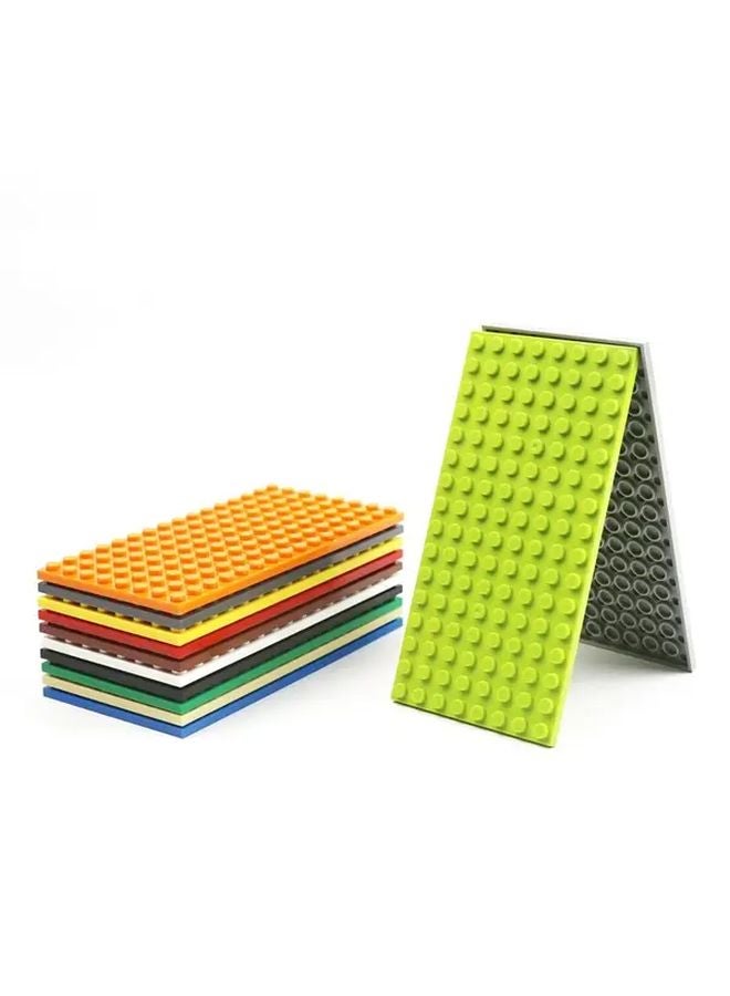Light Grey 5pcs Building Blocks Base Plate 8x16 Dots Double Sided Educational Creative - Image 5