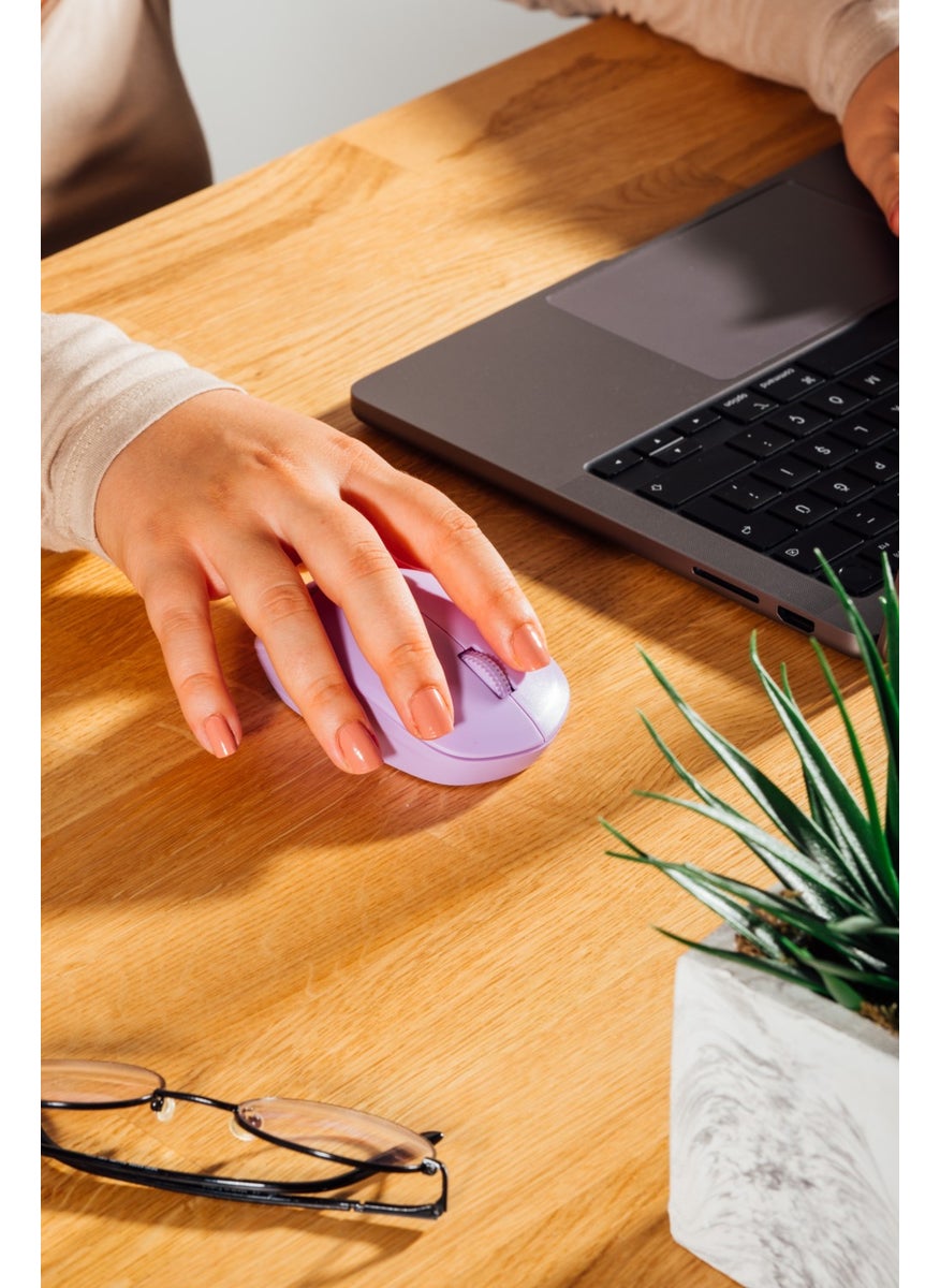 Everest Smw-88 USB Purple 2.4ghz Wireless Mouse  - Image 2