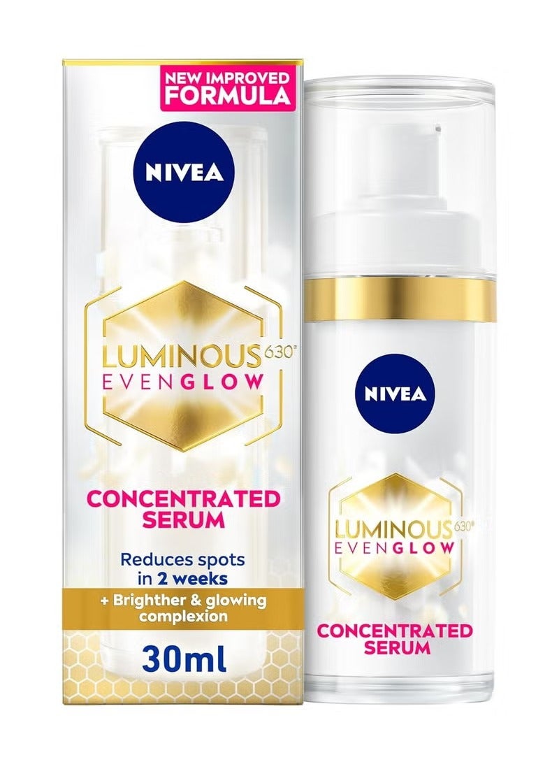 نيفيا مصل الوجه المركز Luminous630 Even Glow، حماية من البقع الداكنة، شفاف 30 مل - Image 2