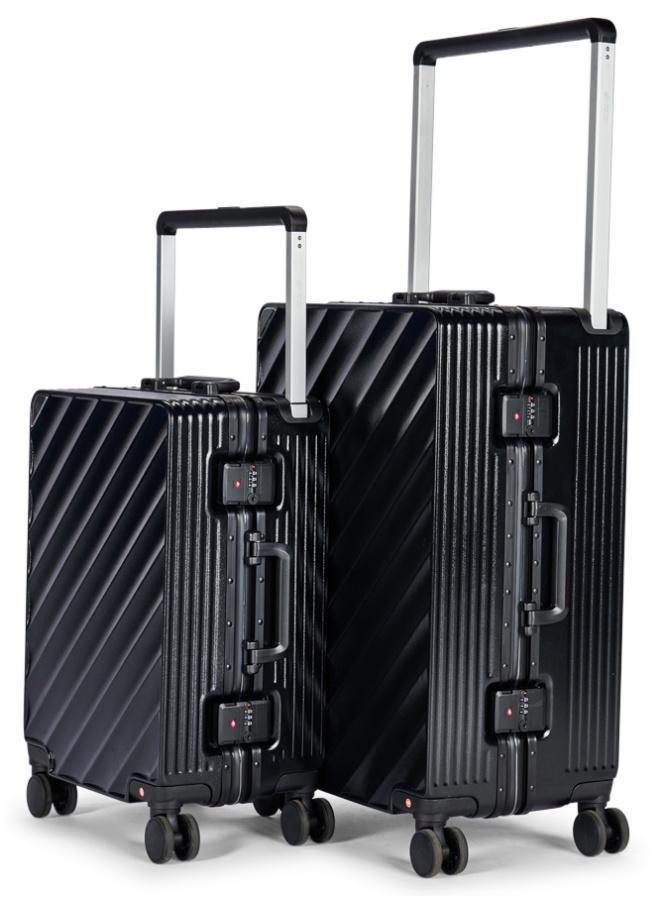 LIMRA travel bags from limra made of pc , consisting of two pieces , size 20"-24" inches, black color - Image 2