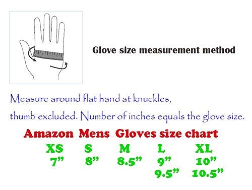 JURUAA Breathable Cool UV Lightweight Fingerless Gloves Driving Fingerless Gloves Black - Image 5