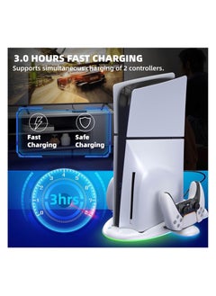 DOBE Cooling Station and Controller Charging Station for PS5 Slim Stand  - Image 4