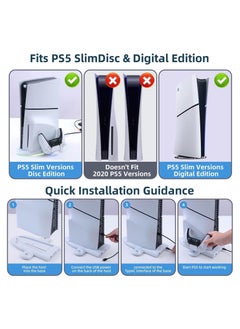 DOBE Cooling Station and Controller Charging Station for PS5 Slim Stand  - Image 2