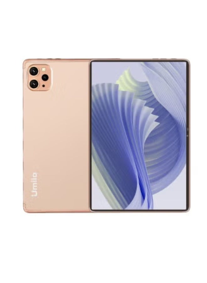 Umiio Smart Tablet PC 10.1" Android Tab | HD Display | 8GB RAM 256GB ROM | Dual SIM 5G + Wi-Fi | Front & Rear Camera | Leather Cover, Keyboard & Mouse | Slim Design for Study & Entertainment - Image 1