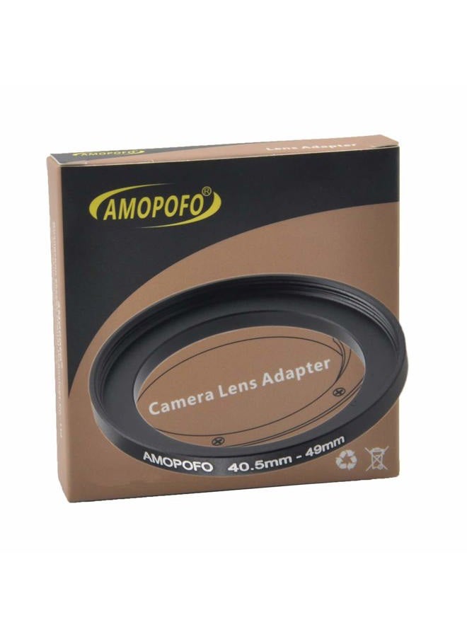 Amopofo محول فلتر حلقة تقليل 49 مم إلى 40.5 مم / 46 مم - 40.5 مم لجميع العلامات التجارية UV، ND، CPL، حلقة تقليل معدنية - Image 3