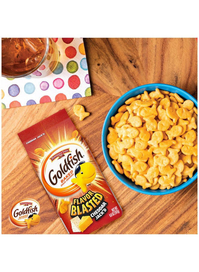 Pepperidge Farm Pepperidge Farm Goldfish Flavor Blasted Cheddar Jack'd Crackers, 6.6 oz. Bag  - Image 3