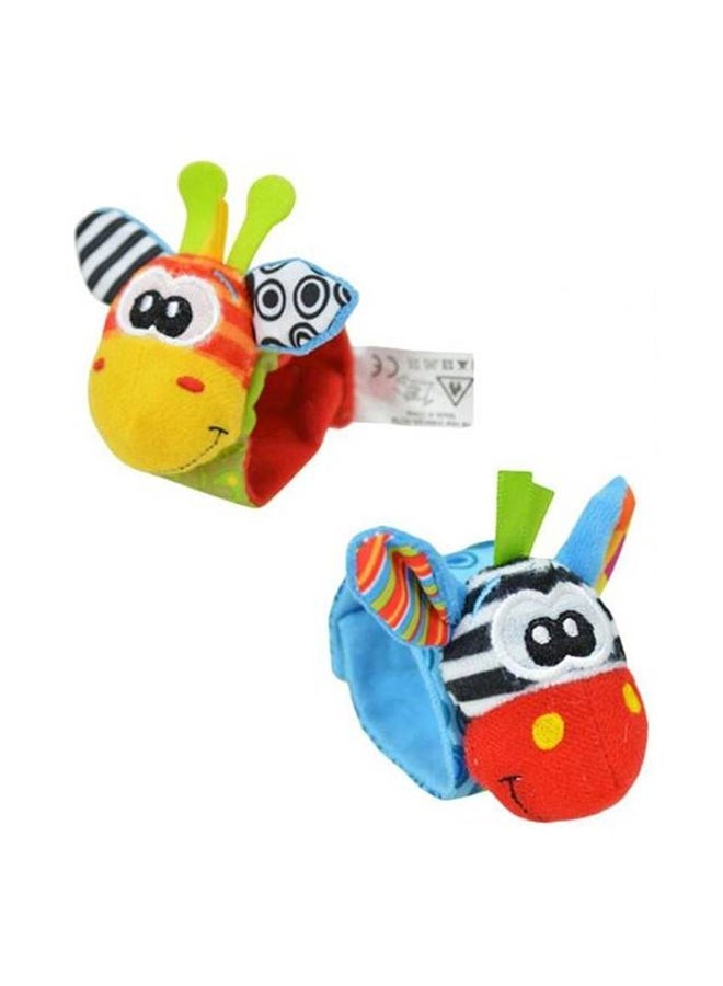 Baby Wrist Rattle Finder Socks Toys Set With Velcro Multicolored Upto 12 Months Kids - Image 3
