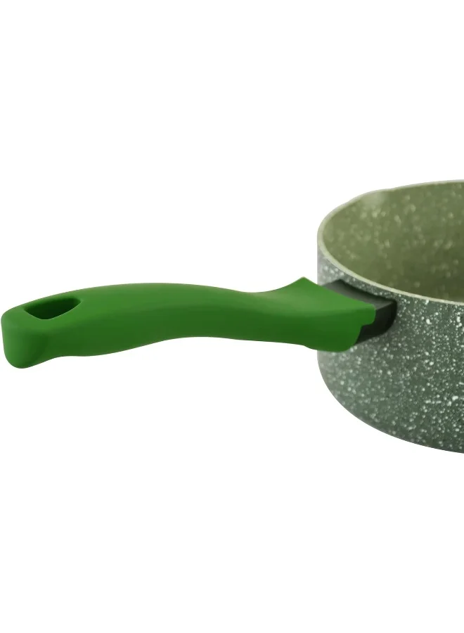 Prestige Prestige Essentials Granite Non-Stick Milk Pan - Cast Aluminium Cookware With Induction Base, PFOA & - Green, 16cm Green