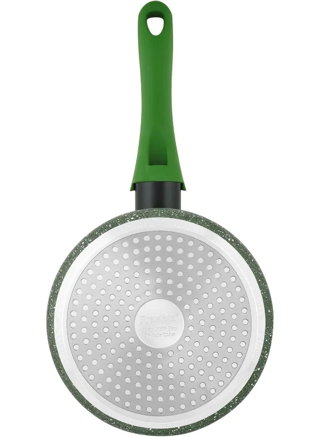 Prestige Prestige Essentials Granite Non-Stick Milk Pan - Cast Aluminium Cookware With Induction Base, PFOA & - Green, 16cm Green