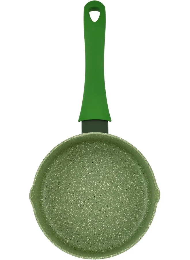 Prestige Prestige Essentials Granite Non-Stick Milk Pan - Cast Aluminium Cookware With Induction Base, PFOA & - Green, 16cm Green