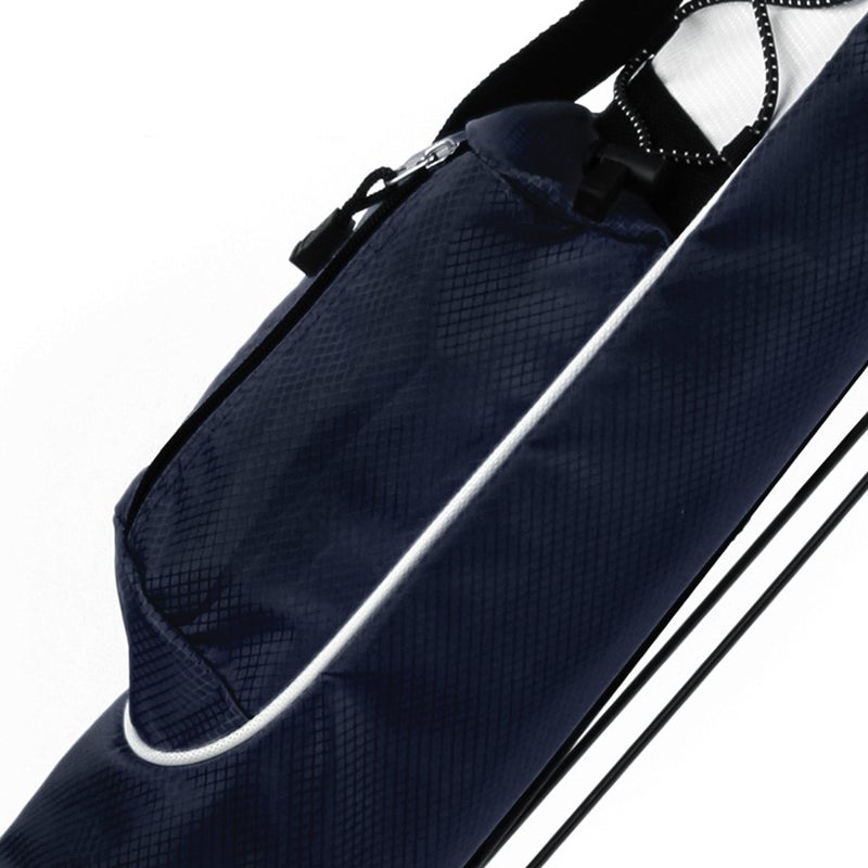 Orlimar Pitch 'n Putt Golf Lightweight Stand Carry Bag, Midnight Blue Par 3 Small Executive Golf Club Bag for a Few Clubs Range Men & Women with 2 Way Divider Top 1 Pocket Shoulder Strap Carry Handle - Image 4