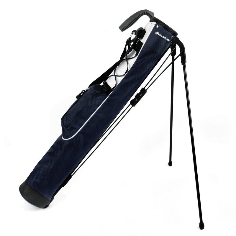 Orlimar Pitch 'n Putt Golf Lightweight Stand Carry Bag, Midnight Blue Par 3 Small Executive Golf Club Bag for a Few Clubs Range Men & Women with 2 Way Divider Top 1 Pocket Shoulder Strap Carry Handle - Image 1