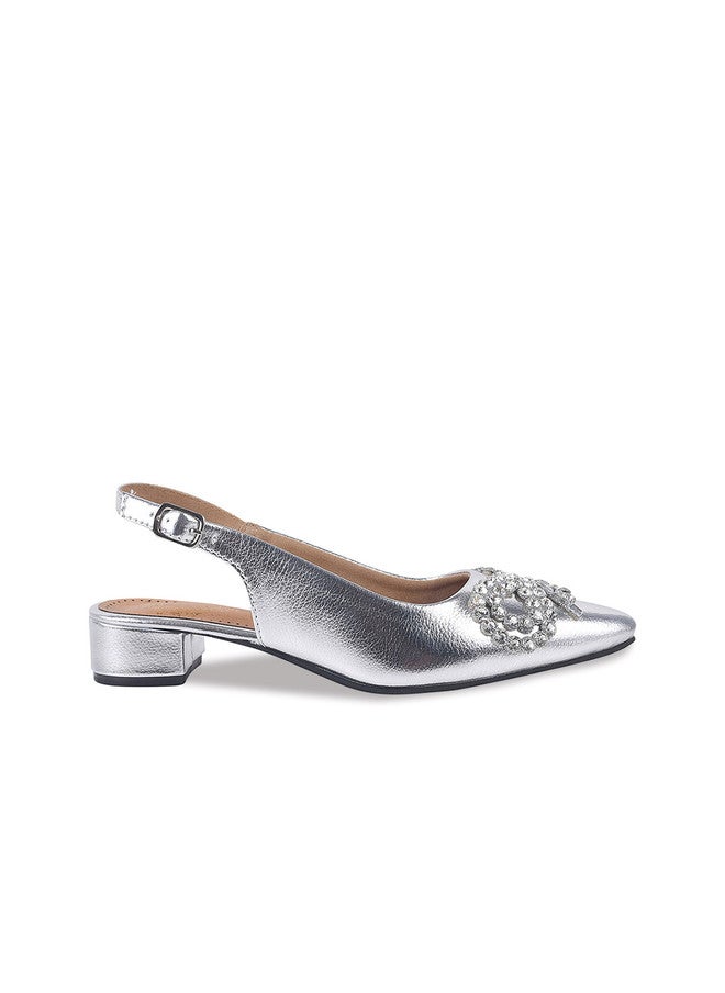 Shoetopia صنادل شوتوبيا للبنات ذات الكعب الكتلة المزخرف - Image 5