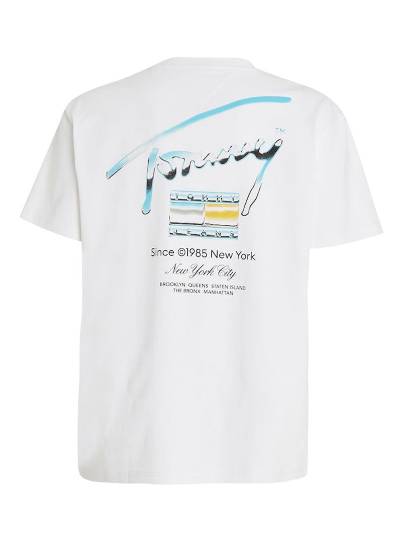 TOMMY JEANS - Logo Crew Neck T-Shirt - Image 1