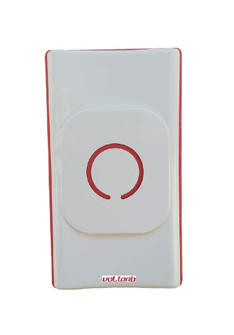VOLtORb VOLtORb XING Stereophonic Ding Dong Bell WhiteOrange Color Rectangular Shape 1 Piece Door Bell - Image 4