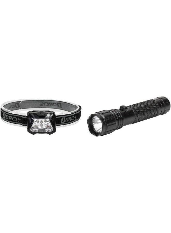 Dorcy 7-Led Headlight And 9 Flashlight Combo - Image 1
