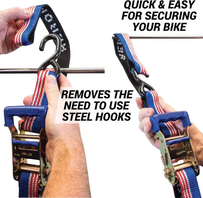 Aerofast Motorcycle Ratchet Strap Tie Down Kit - Image 5