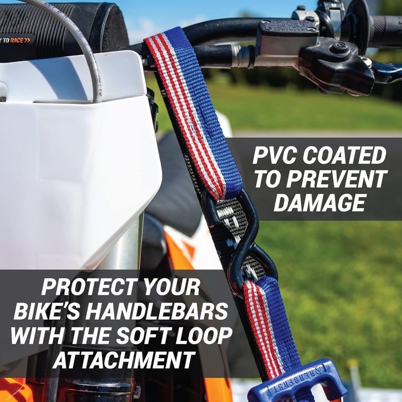 Aerofast Motorcycle Ratchet Strap Tie Down Kit - Image 4