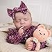 Aori 20 Inch Lifelike Reborn Baby Dolls Realistic Weighted Newborn Sleeping Girl with Outfit Soft Body Real Looking Baby Doll for Girls Age 3 Pretend Play Adoption Day Collectible - Image 4