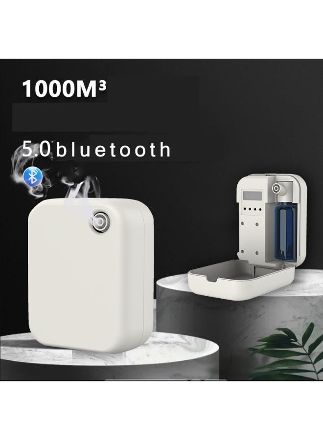 CityRiya-Long Essential Oil Diffuser, Smart Scent Air Machine, Waterless Cold Air Diffuser, Aromatherapy Diffuser with Bluetooth, Air Freshener Fragrance Diffuser with Timer for Office Home (White) - Image 3