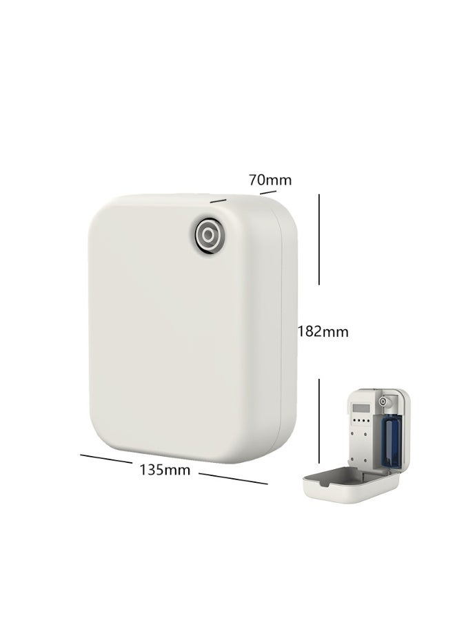 CityRiya-Long Essential Oil Diffuser, Smart Scent Air Machine, Waterless Cold Air Diffuser, Aromatherapy Diffuser with Bluetooth, Air Freshener Fragrance Diffuser with Timer for Office Home (White) - Image 4