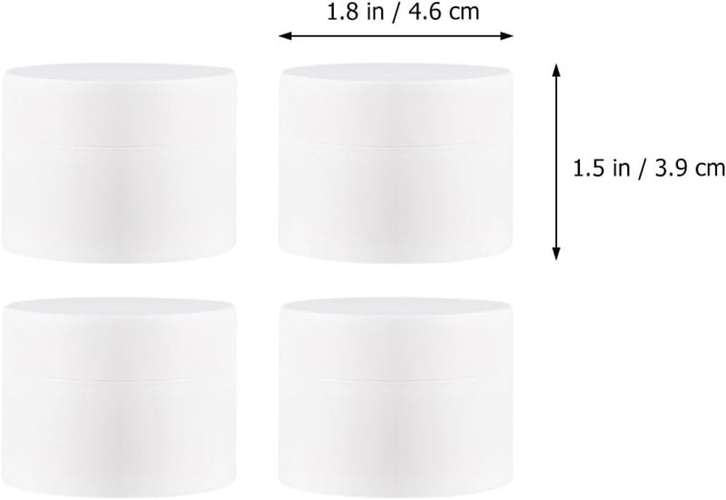 10pcs 15g Frosted Face Cream Jars Refillable Skin Care Sample Containers with Lids Travel Lotion Storage Pots for Cosmetics and Ointments - Image 2