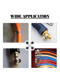 NIBEMINENT 100-Piece Adjustable Worm Gear Hose Clamps Assortment Kit for Automotive Mechanical Use  - Image 2