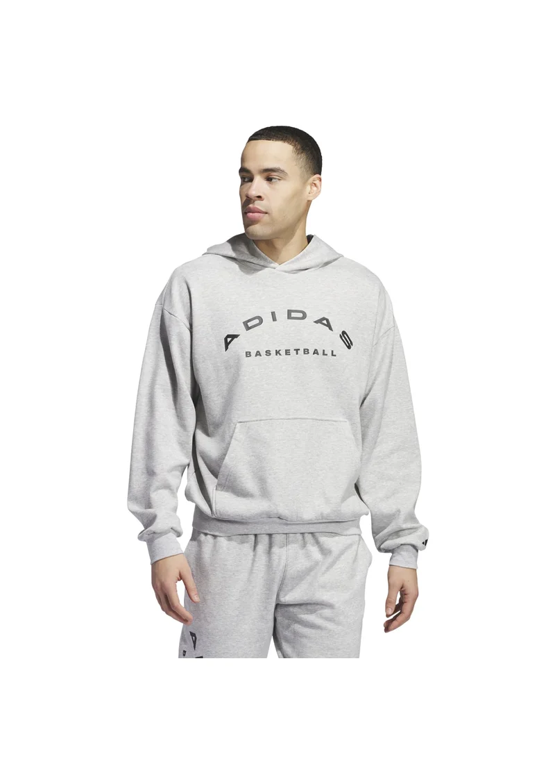 اديداس adidas SLT Fleece Hood Grey Originals Men SWEATSHIRTS