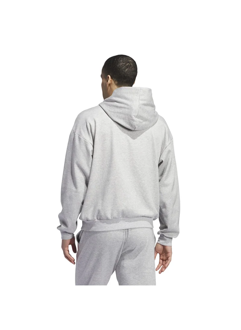 اديداس adidas SLT Fleece Hood Grey Originals Men SWEATSHIRTS