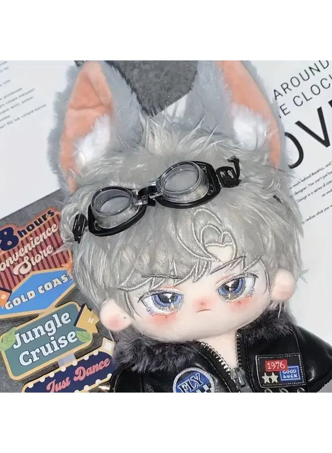 No Skeleton Anime Plush Doll 7 87inch Polyester Fiber Large Ears Tail Birthday Gift - Image 4