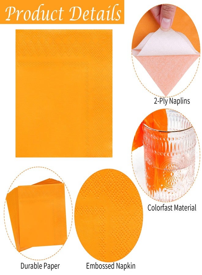 Heliltd 120Pcs Cocktail Napkins Rainbow Colorful Tissue Napkin Beverage Luncheon Paper Napkins Party Decoration, 6 Colors - Image 3