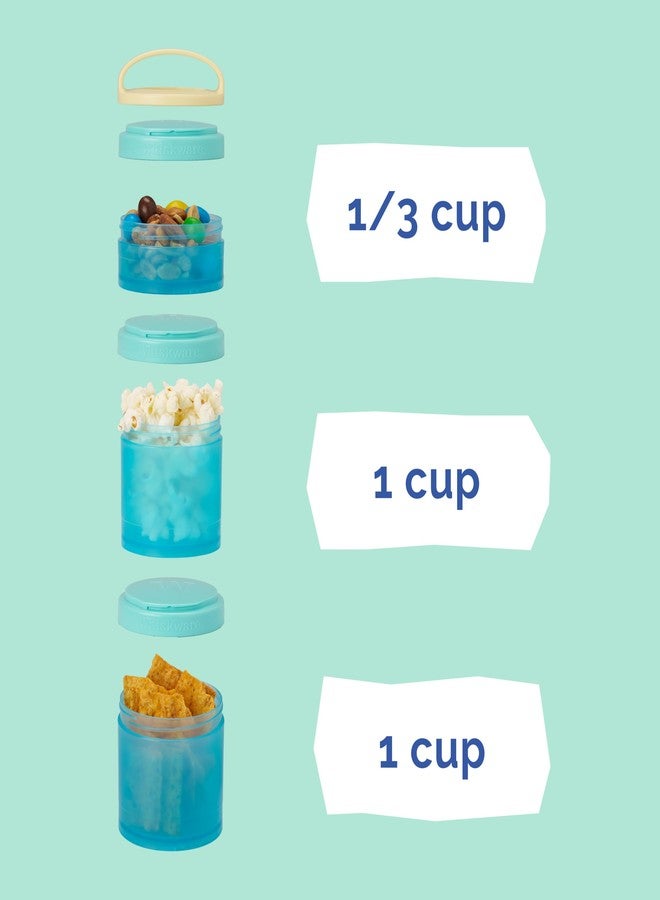 Whiskware Barbie (Cowgirl Icons) Whiskware Stackable Snack Pack - 3 Jar + Handle - Pink/Yellow/Green - Image 3