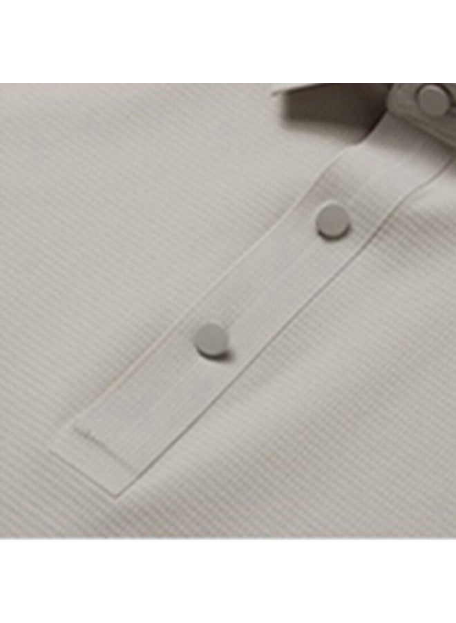 Tucano Men's Short Sleeve Ice Silk Polo Shirt Summer Breathable Quick Dry Fashion Top Men's Clothing Coffee Color 2XL - Image 2
