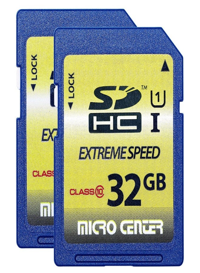 INLAND Micro Center 32GB Class 10 SDHC Flash Memory Card SD Card (2 Pack) - Image 1