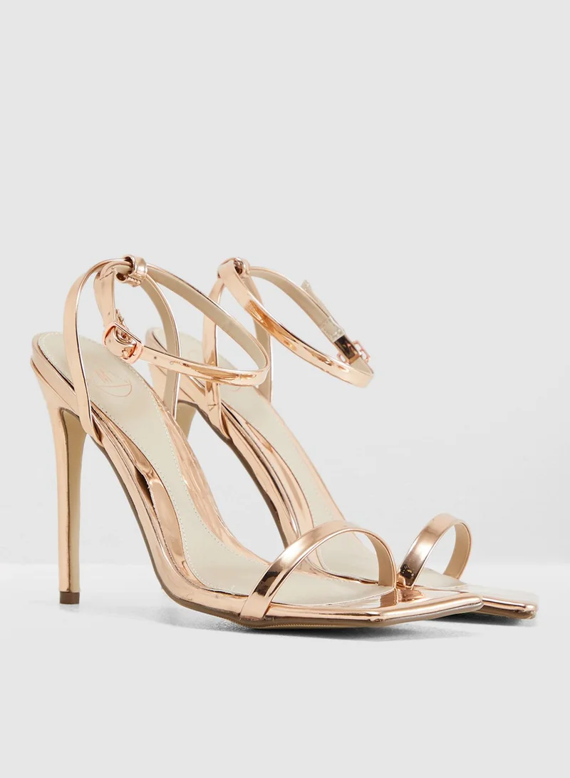 Missguided Slanted Toe Skinny Sandal