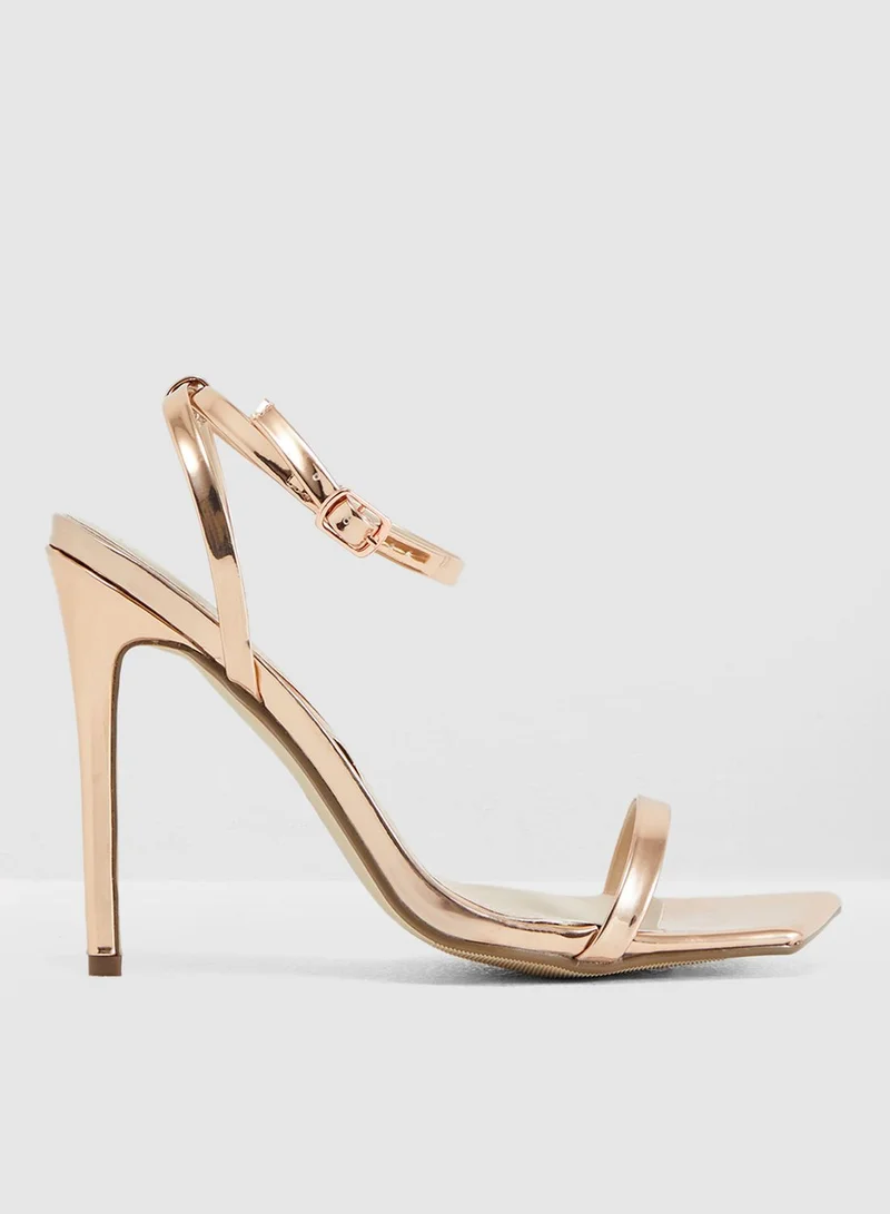 Missguided Slanted Toe Skinny Sandal