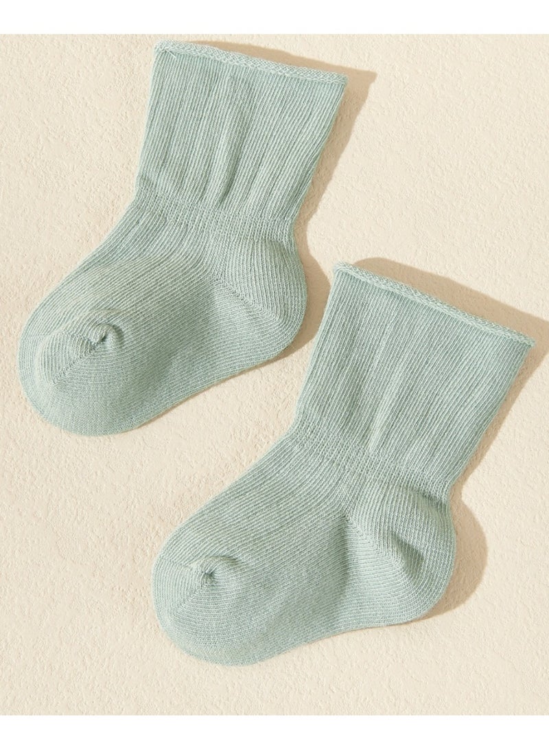 5 Pairs Of Infant And Toddler Four-Season Bowknot Socks  - Image 3