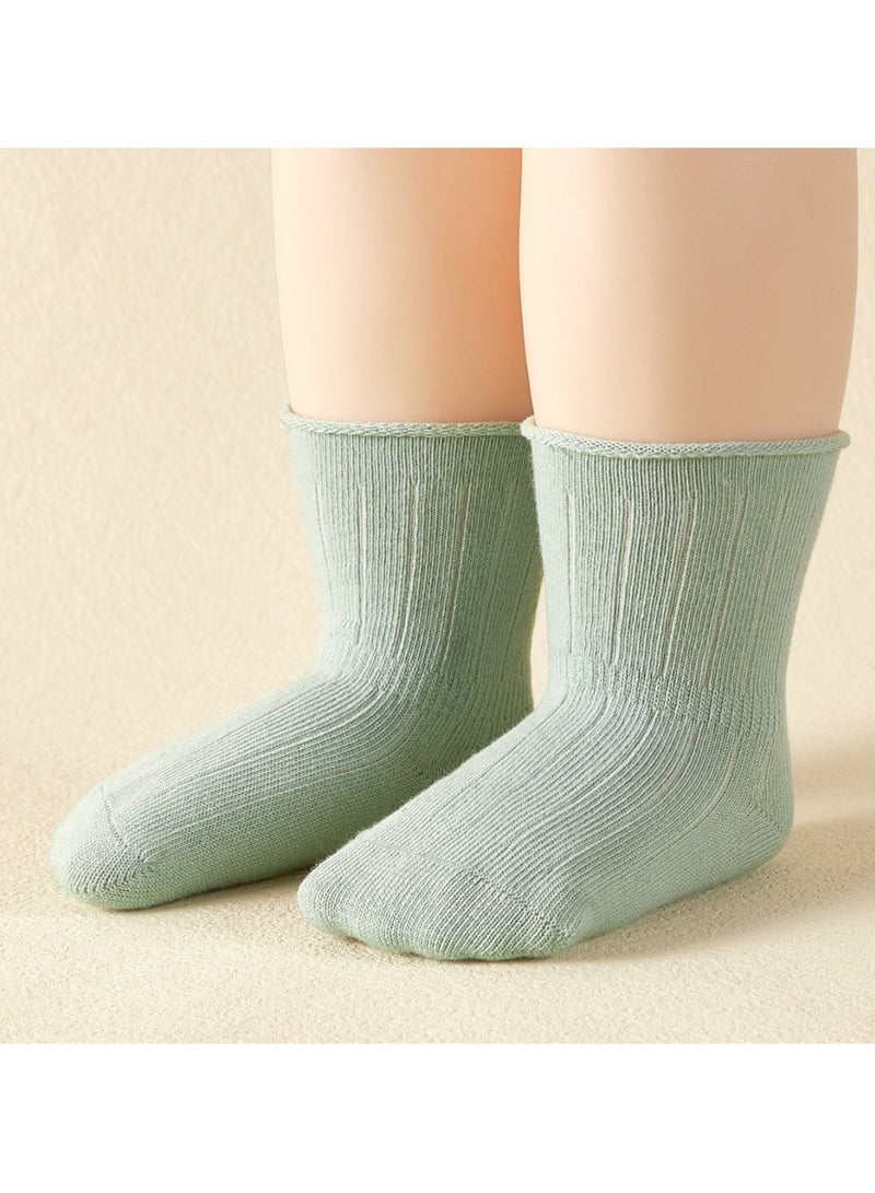 5 Pairs Of Infant And Toddler Four-Season Bowknot Socks  - Image 4