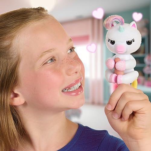 Fingerlings 2023 New Interactive Baby Unicorn Reacts to Touch – 70+ Sounds & Reactions – Lulu (White) - Image 3