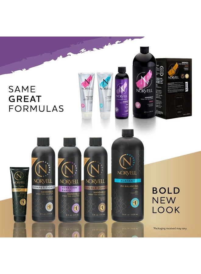 norvell Norvell Spray Tan Solution, Cosmo, Blend of Warm Brown & Cool Violet-Brown Undertones, 8 fl. oz. - Long-Lasting, Handheld Self-Tanning Spray with Tomato Seed Extract, Aloe Leaf - Image 3