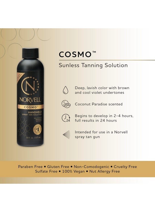 norvell Norvell Spray Tan Solution, Cosmo, Blend of Warm Brown & Cool Violet-Brown Undertones, 8 fl. oz. - Long-Lasting, Handheld Self-Tanning Spray with Tomato Seed Extract, Aloe Leaf - Image 2
