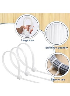 TheMujtaba TheMujtaba Large Zip Ties Heavy Duty Outdoor 14 inch 100 Pack Heavy Duty Zip TiesTensile Strength Outdoor UV ResistantAwnings Tying Branches Bundling of Crops Fixed Water Pipes  - Image 4