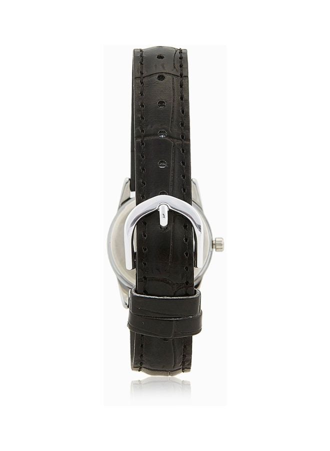 CASIO Women Leather Quartz Analog Watch LTP-V001L-7BUDF - 25 mm - Black - Image 3