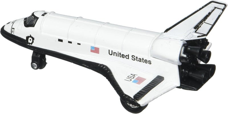 Rhode Island Novelty 5 Inch Diecast Pullback Space Shuttle Toy - Image 2