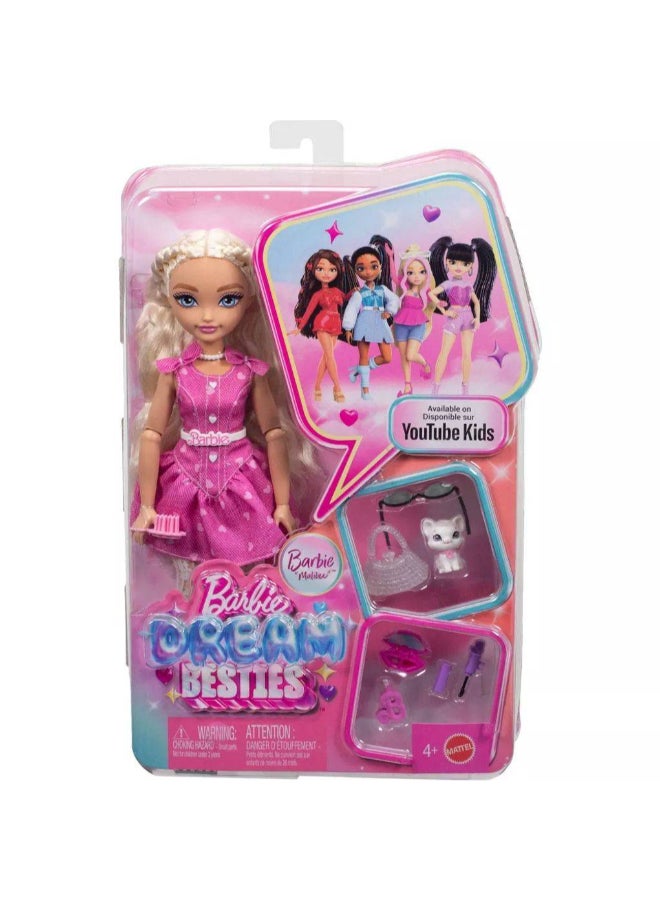 Barbie Dream Besties Barbie "Malibu" Blonde Hair Fashion Doll (7 Accesssories) - Image 1