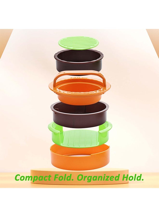 1 Pack 2 Pcs 3-in-1 Non-Stick Hamburger Patty Maker & Burger Press, for Stuffed Burgers, Beef & Veggie Patties, Kitchen Tool for Barbecue & Grilling - Image 3