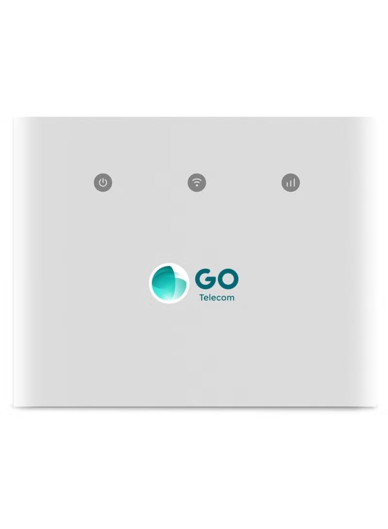 GO Telecom 4G LTE zte Router MF296R Cat 4+, Up To 150 Mbps, With Unlimited 3 Months Internet Subscription - Image 1