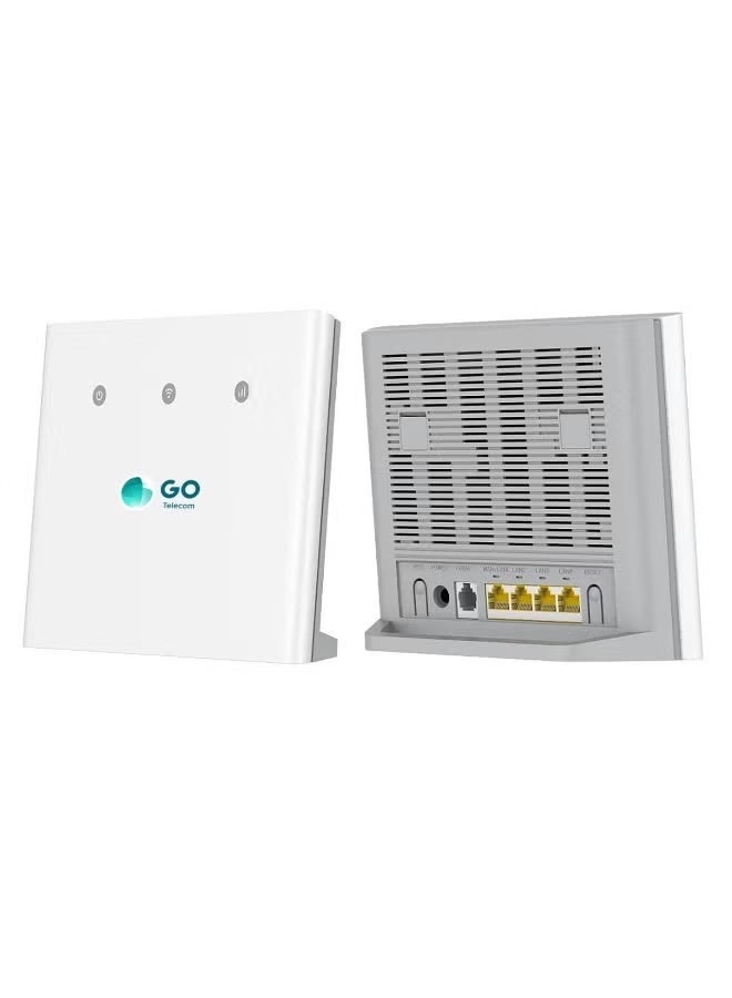 GO Telecom 4G LTE zte Router MF296R Cat 4+, Up To 150 Mbps, With Unlimited 3 Months Internet Subscription - Image 3
